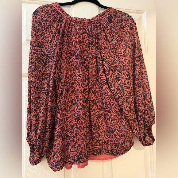 Karina Grimaldi Pink Floral Blouse - Picture 4 of 5